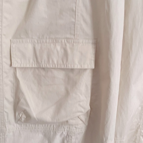 ZARA Cotton Zip Up Cargo/Station Jumpsuit Relaxed Fit Wide Leg NWT - Picture 9 of 11